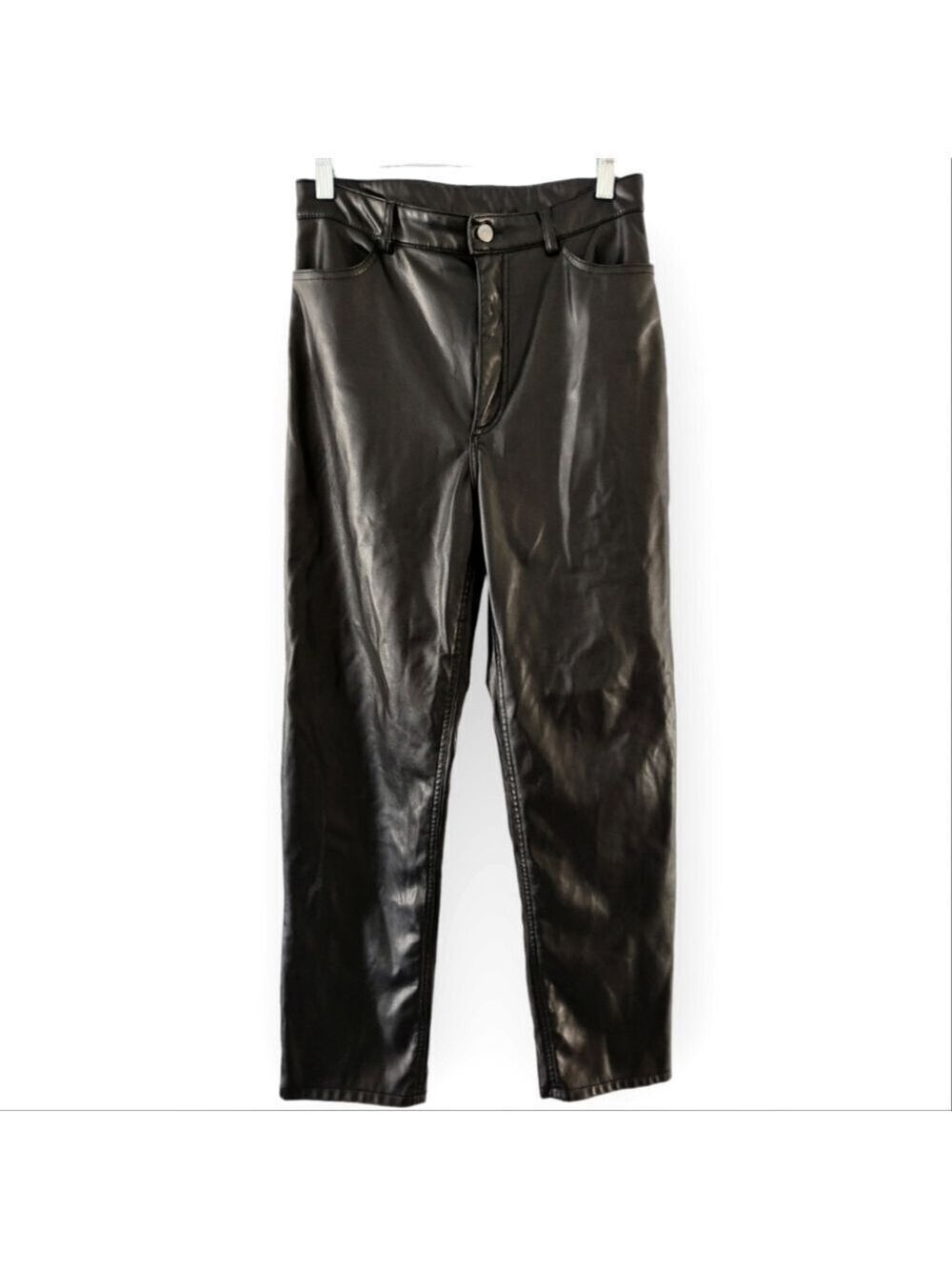 DYNAMITE Faux Leather Black Pants Size 8